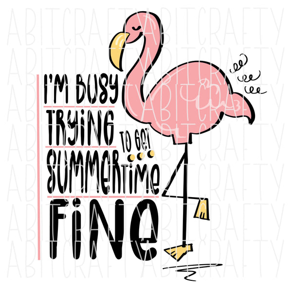 Beach/Flamingo/Summer SVG, PNG, Sublimation, digital download, vector art, silhouette, cricut, print then cut, DTG- week 35 freebie