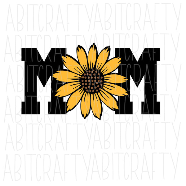MOM/Sister with Sunflower SVG, PNG, sublimation, digital download, vector art, cricut, silhouette