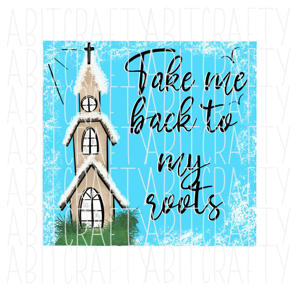 Church/Old Church/Church Building PNG, sublimation, digital download - hand drawn