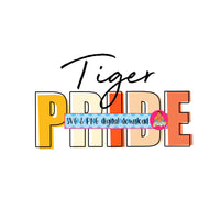 Tiger Pride/Orange/Multicolored/Back to School/Teacher Shirt/SVG/PNG/Sublimation digital download