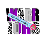 Warriors Mascot Purple/School Pride/Back to School png/mascot/digital download/sublimation/dtg