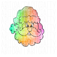 Watercolor Santa Claus png digital download, sublimation - hand drawn