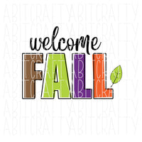 Welcome Fall, Peace, Love, Fall Pumpkin svg, png sublimation, digital download