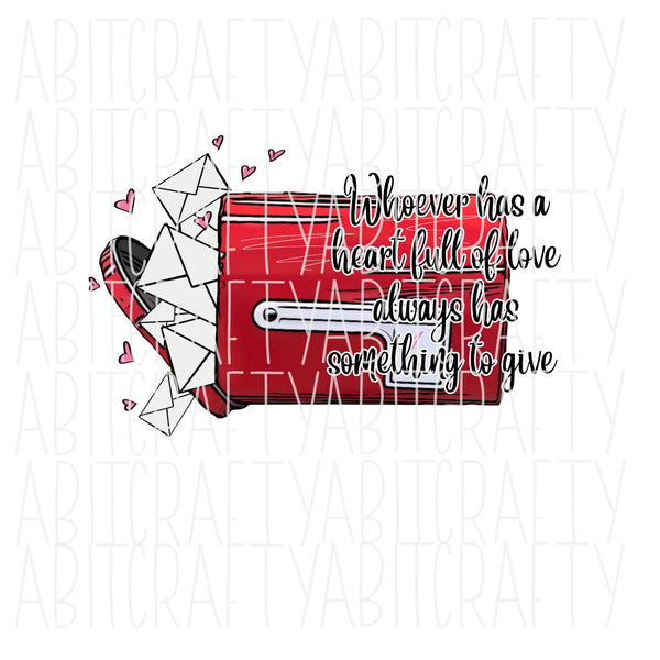 Valentine's Day Mailbox/Love Letters/Love/Valentine's Day Sublimation/png, sublimation, digital download